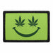 Happy Weed  - Meta Data - Crop Image Text - - Removable Patch - Pull Patch - Removable Patches For Authentic Flexfit and Snapback Hats