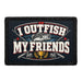 I Outfish My Friends  - Meta Data - Crop Image Text - - Removable Patch - Pull Patch - Removable Patches For Authentic Flexfit and Snapback Hats