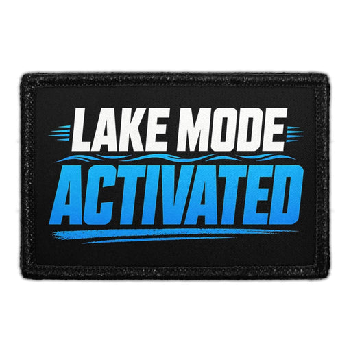 Lake Mode Activated  - Meta Data - Crop Image Text - - Removable Patch - Pull Patch - Removable Patches For Authentic Flexfit and Snapback Hats