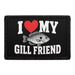 I Love My Gill Friend  - Meta Data - Crop Image Text - - Removable Patch - Pull Patch - Removable Patches For Authentic Flexfit and Snapback Hats