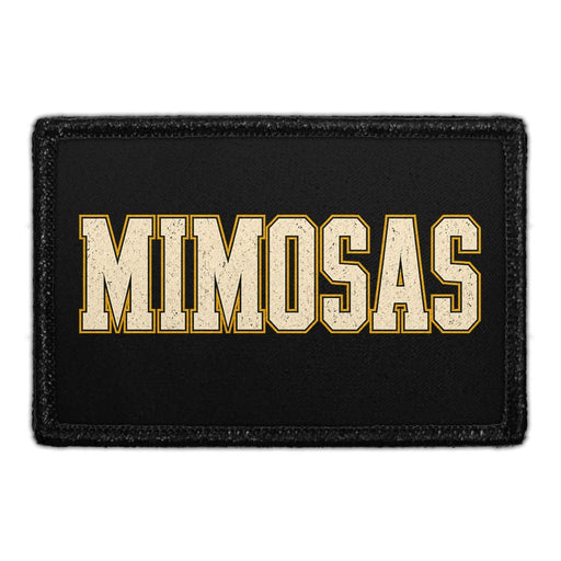 Mimosas  - Meta Data - Crop Image Text - - Removable Patch - Pull Patch - Removable Patches For Authentic Flexfit and Snapback Hats