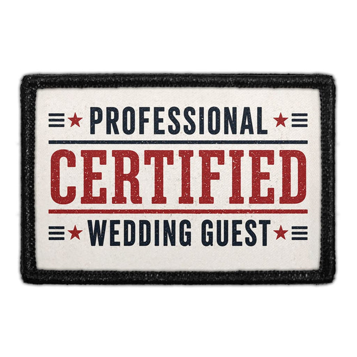 Professional Wedding Guest  - Meta Data - Crop Image Text - - Removable Patch - Pull Patch - Removable Patches For Authentic Flexfit and Snapback Hats
