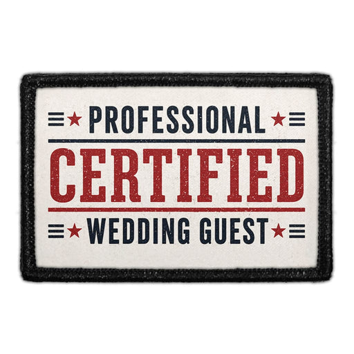 Professional Wedding Guest  - Meta Data - Crop Image Text - - Removable Patch - Pull Patch - Removable Patches For Authentic Flexfit and Snapback Hats