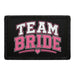 Team Bride  - Meta Data - Crop Image Text - - Removable Patch - Pull Patch - Removable Patches For Authentic Flexfit and Snapback Hats