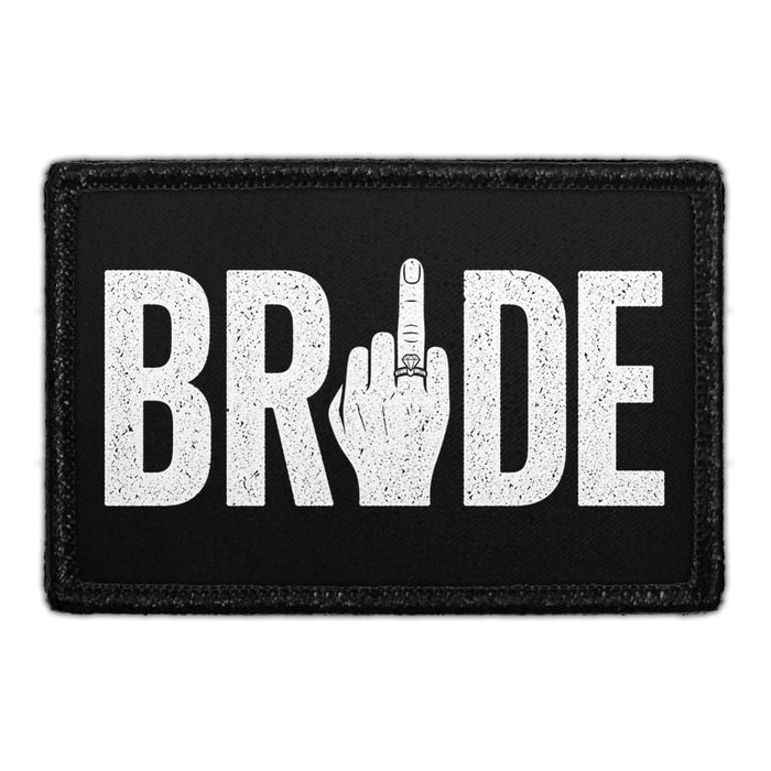 Bride - Ring Finger  - Meta Data - Crop Image Text - - Removable Patch - Pull Patch - Removable Patches For Authentic Flexfit and Snapback Hats