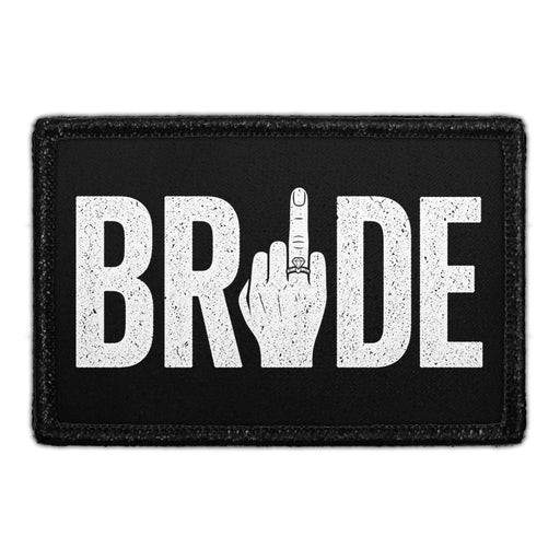 Bride - Ring Finger  - Meta Data - Crop Image Text - - Removable Patch - Pull Patch - Removable Patches For Authentic Flexfit and Snapback Hats