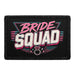 Bride Squad - Retro  - Meta Data - Crop Image Text - - Removable Patch - Pull Patch - Removable Patches For Authentic Flexfit and Snapback Hats