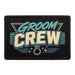 Groom Crew - Retro  - Meta Data - Crop Image Text - - Removable Patch - Pull Patch - Removable Patches For Authentic Flexfit and Snapback Hats