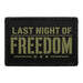 Last Night of Freedom  - Meta Data - Crop Image Text - - Removable Patch - Pull Patch - Removable Patches For Authentic Flexfit and Snapback Hats