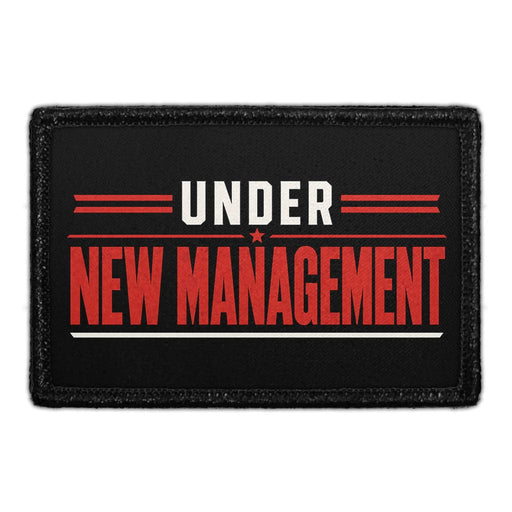 Under New Management  - Meta Data - Crop Image Text - - Removable Patch - Pull Patch - Removable Patches For Authentic Flexfit and Snapback Hats