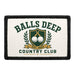 Balls Deep Country Club  - Meta Data - Crop Image Text - - Removable Patch - Pull Patch - Removable Patches For Authentic Flexfit and Snapback Hats