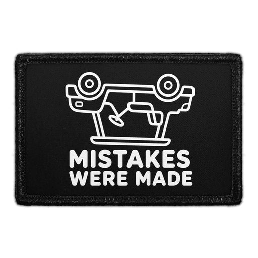 Mistakes Were Made - Golf Cart  - Meta Data - Crop Image Text - - Removable Patch - Pull Patch - Removable Patches For Authentic Flexfit and Snapback Hats