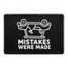 Mistakes Were Made - Golf Cart  - Meta Data - Crop Image Text - - Removable Patch - Pull Patch - Removable Patches For Authentic Flexfit and Snapback Hats