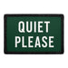 Quiet Please  - Meta Data - Crop Image Text - - Removable Patch - Pull Patch - Removable Patches For Authentic Flexfit and Snapback Hats