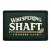 Whispering Shaft Country Club  - Meta Data - Crop Image Text - - Removable Patch - Pull Patch - Removable Patches For Authentic Flexfit and Snapback Hats
