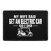 My Wife Said Get an Electric Car, Do I Did - Golf Cart  - Meta Data - Crop Image Text - - Removable Patch - Pull Patch - Removable Patches For Authentic Flexfit and Snapback Hats
