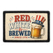 Red, White & Brewed Since 1776  - Meta Data - Crop Image Text - - Removable Patch - Pull Patch - Removable Patches For Authentic Flexfit and Snapback Hats