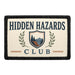 Hidden Hazards Club   - Meta Data - Crop Image Text - - Removable Patch - Pull Patch - Removable Patches For Authentic Flexfit and Snapback Hats
