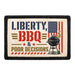 Liberty, BBQ & Poor Decisions   - Meta Data - Crop Image Text - - Removable Patch - Pull Patch - Removable Patches For Authentic Flexfit and Snapback Hats
