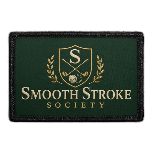 Smooth Stroke Society   - Meta Data - Crop Image Text - - Removable Patch - Pull Patch - Removable Patches For Authentic Flexfit and Snapback Hats
