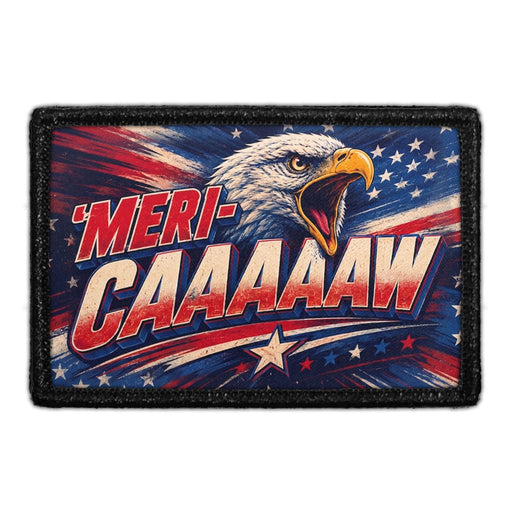 MERI-CAAAAAW   - Meta Data - Crop Image Text - - Removable Patch - Pull Patch - Removable Patches For Authentic Flexfit and Snapback Hats
