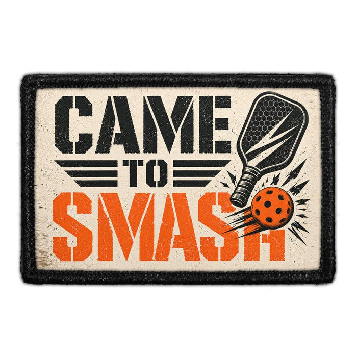 Came to Smash   - Meta Data - Crop Image Text - - Removable Patch - Pull Patch - Removable Patches For Authentic Flexfit and Snapback Hats
