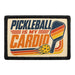 Pickleball Is My Cardio   - Meta Data - Crop Image Text - - Removable Patch - Pull Patch - Removable Patches For Authentic Flexfit and Snapback Hats
