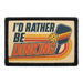 I’d Rather Be Dinking   - Meta Data - Crop Image Text - - Removable Patch - Pull Patch - Removable Patches For Authentic Flexfit and Snapback Hats
