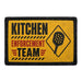 Kitchen Enforcement Team   - Meta Data - Crop Image Text - - Removable Patch - Pull Patch - Removable Patches For Authentic Flexfit and Snapback Hats
