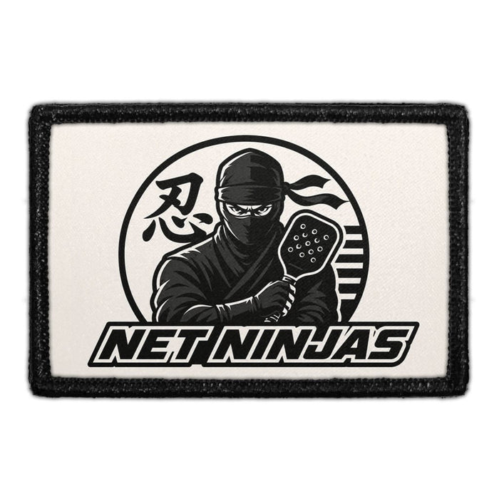 Net Ninjas   - Meta Data - Crop Image Text - - Removable Patch - Pull Patch - Removable Patches For Authentic Flexfit and Snapback Hats
