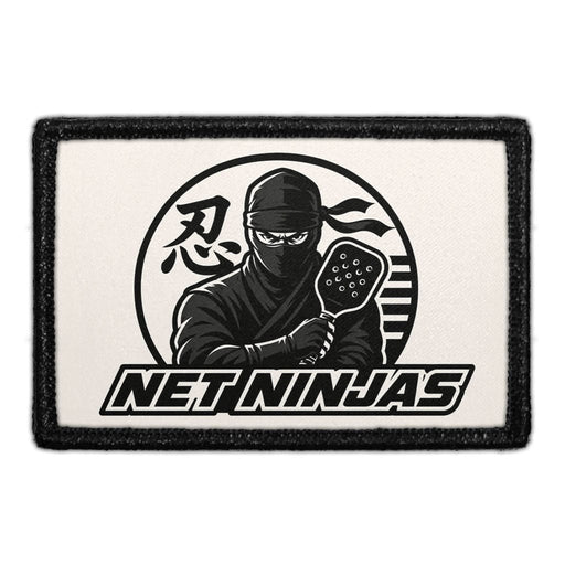 Net Ninjas   - Meta Data - Crop Image Text - - Removable Patch - Pull Patch - Removable Patches For Authentic Flexfit and Snapback Hats
