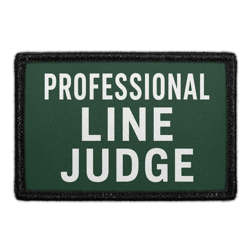Professional Line Judge   - Meta Data - Crop Image Text - - Removable Patch - Pull Patch - Removable Patches For Authentic Flexfit and Snapback Hats
