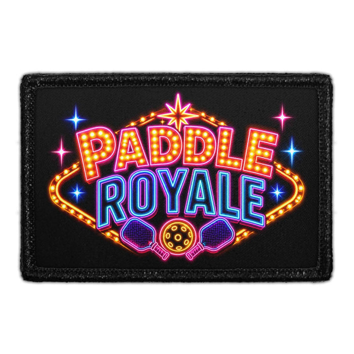 Paddle Royale   - Meta Data - Crop Image Text - - Removable Patch - Pull Patch - Removable Patches For Authentic Flexfit and Snapback Hats
