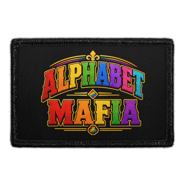 Alphabet Mafia   - Meta Data - Crop Image Text - - Removable Patch - Pull Patch - Removable Patches For Authentic Flexfit and Snapback Hats
