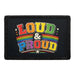 Loud & Proud   - Meta Data - Crop Image Text - - Removable Patch - Pull Patch - Removable Patches For Authentic Flexfit and Snapback Hats

