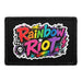 Rainbow Riot   - Meta Data - Crop Image Text - - Removable Patch - Pull Patch - Removable Patches For Authentic Flexfit and Snapback Hats
