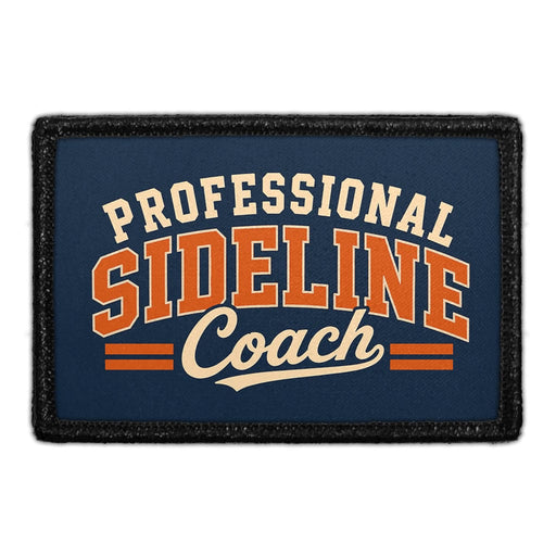 Professional Sideline Coach  - Meta Data - Crop Image Text - - Removable Patch - Pull Patch - Removable Patches For Authentic Flexfit and Snapback Hats
