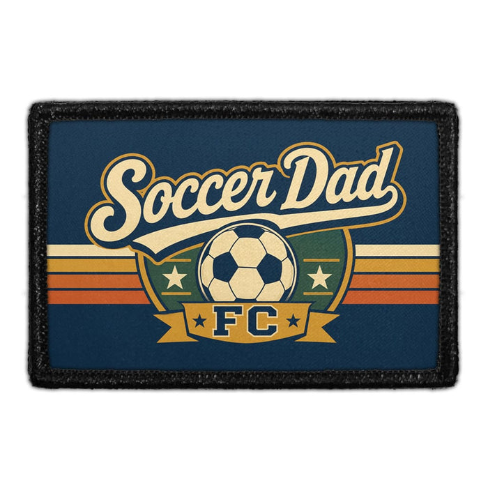Soccer Dad FC  - Meta Data - Crop Image Text - - Removable Patch - Pull Patch - Removable Patches For Authentic Flexfit and Snapback Hats
