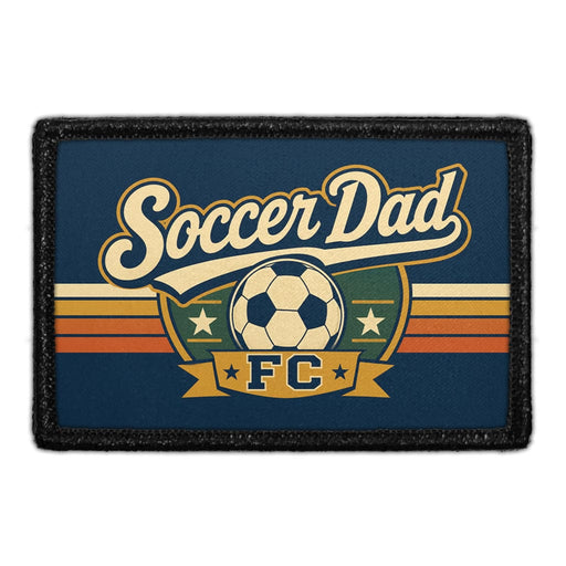Soccer Dad FC  - Meta Data - Crop Image Text - - Removable Patch - Pull Patch - Removable Patches For Authentic Flexfit and Snapback Hats
