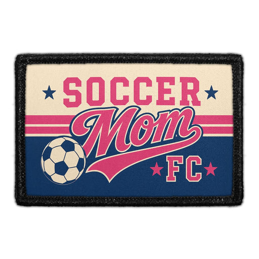 Soccer Mom FC  - Meta Data - Crop Image Text - - Removable Patch - Pull Patch - Removable Patches For Authentic Flexfit and Snapback Hats
