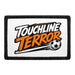 Touchline Terror  - Meta Data - Crop Image Text - - Removable Patch - Pull Patch - Removable Patches For Authentic Flexfit and Snapback Hats
