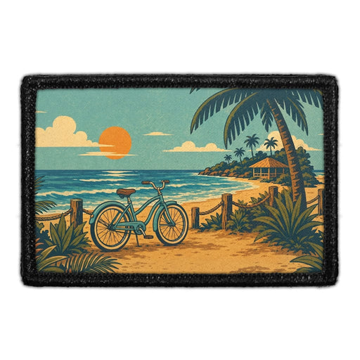 Pedal Paradise  - Meta Data - Crop Image Text - - Removable Patch - Pull Patch - Removable Patches For Authentic Flexfit and Snapback Hats
