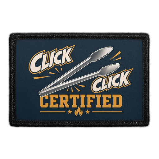 Click Click Certified  - Meta Data - Crop Image Text - - Removable Patch - Pull Patch - Removable Patches For Authentic Flexfit and Snapback Hats
