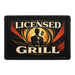 Licensed to Grill  - Meta Data - Crop Image Text - - Removable Patch - Pull Patch - Removable Patches For Authentic Flexfit and Snapback Hats
