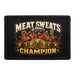 Meat Sweats Champion  - Meta Data - Crop Image Text - - Removable Patch - Pull Patch - Removable Patches For Authentic Flexfit and Snapback Hats
