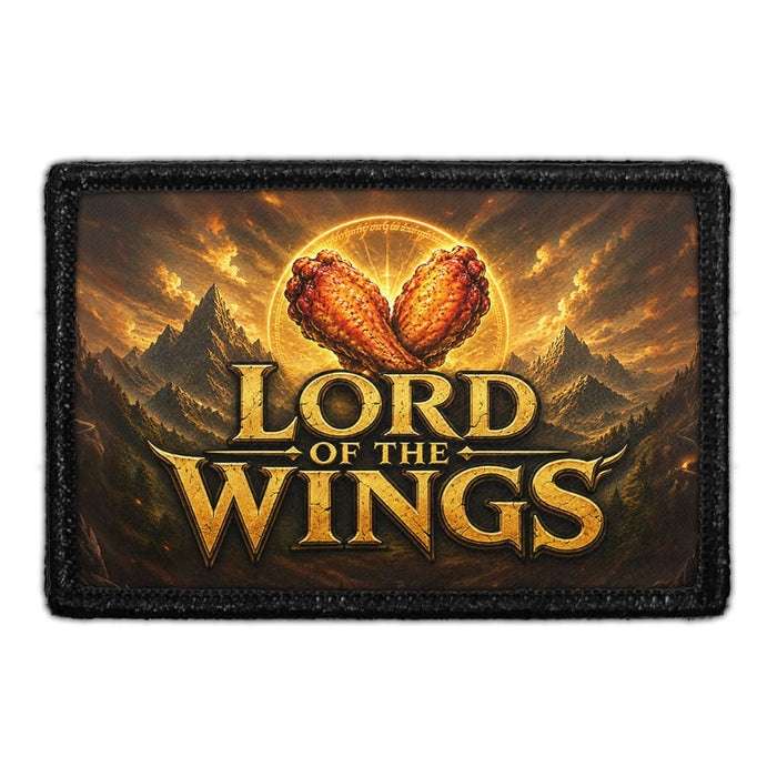 Lord of the Wings  - Meta Data - Crop Image Text - - Removable Patch - Pull Patch - Removable Patches For Authentic Flexfit and Snapback Hats
