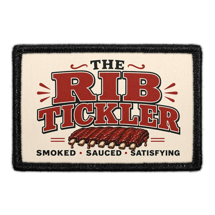 The Rib Tickler  - Meta Data - Crop Image Text - - Removable Patch - Pull Patch - Removable Patches For Authentic Flexfit and Snapback Hats
