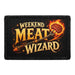 Weekend Meat Wizard  - Meta Data - Crop Image Text - - Removable Patch - Pull Patch - Removable Patches For Authentic Flexfit and Snapback Hats

