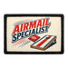 Airmail Specialist  - Meta Data - Crop Image Text - - Removable Patch - Pull Patch - Removable Patches For Authentic Flexfit and Snapback Hats
