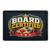 Board Certified  - Meta Data - Crop Image Text - - Removable Patch - Pull Patch - Removable Patches For Authentic Flexfit and Snapback Hats

